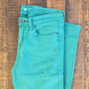 Lucky Brand Green Sofia Super Skinny Jeans